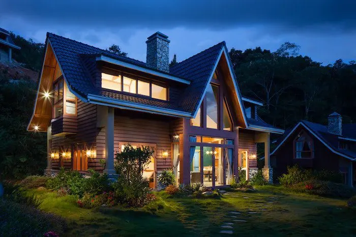 Home at night
